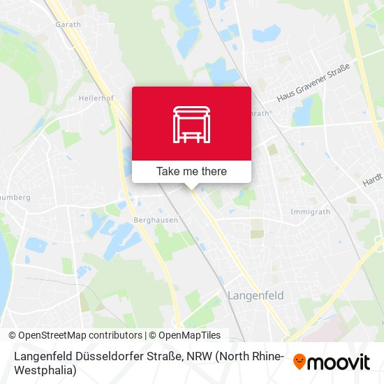 Карта Langenfeld Düsseldorfer Straße