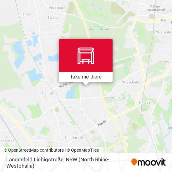 Карта Langenfeld Liebigstraße