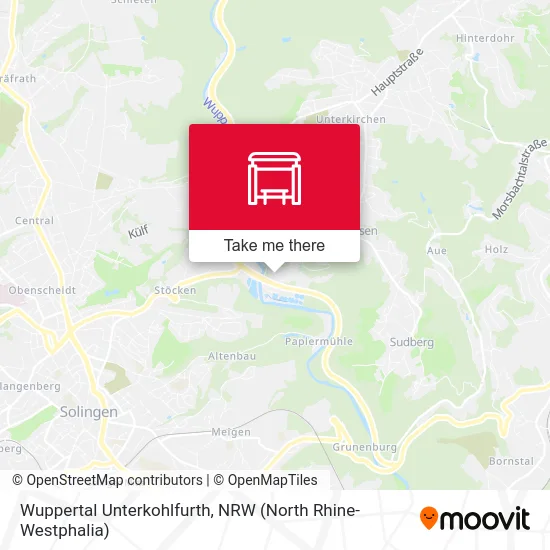 Карта Wuppertal Unterkohlfurth
