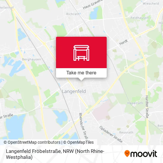 Карта Langenfeld Fröbelstraße