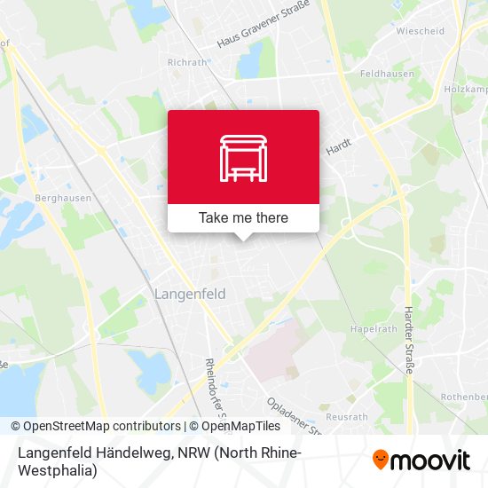 Langenfeld Händelweg map