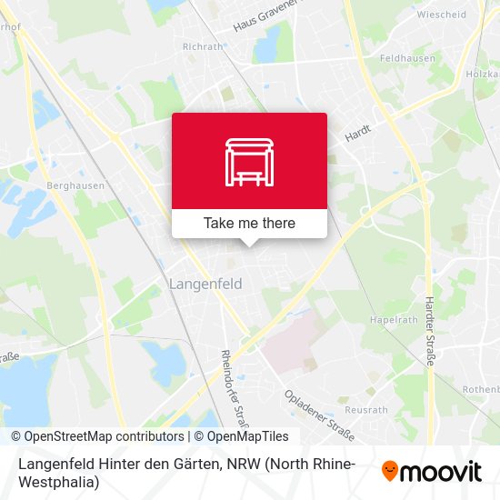 Langenfeld Hinter den Gärten map