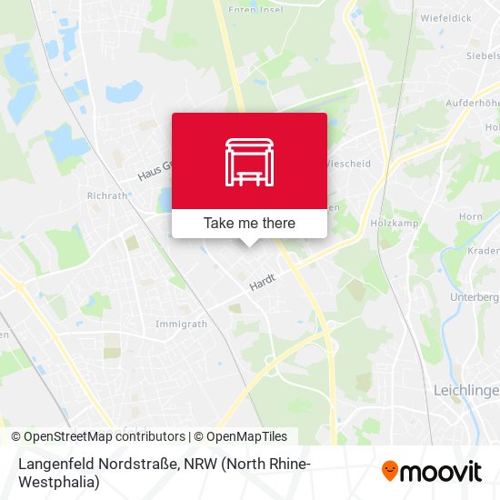 Langenfeld Nordstraße map