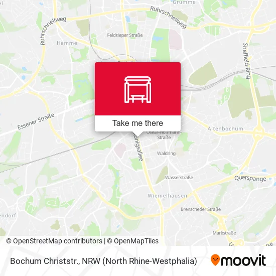 Bochum Christstr. map