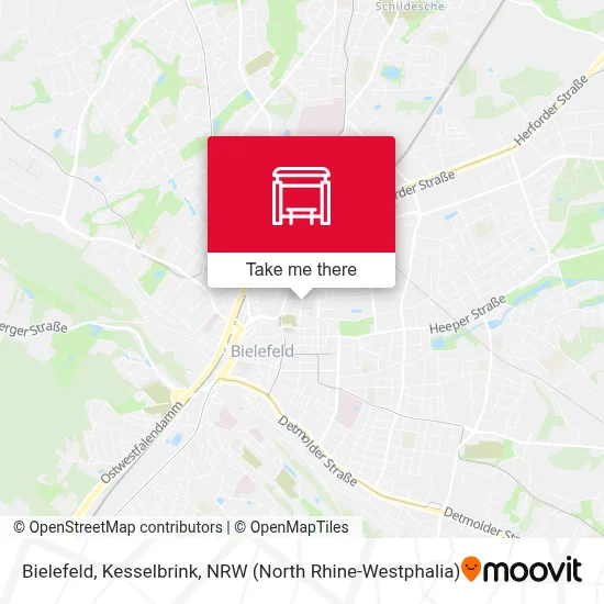 Bielefeld, Kesselbrink map