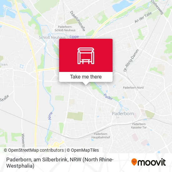 Карта Paderborn, am Silberbrink