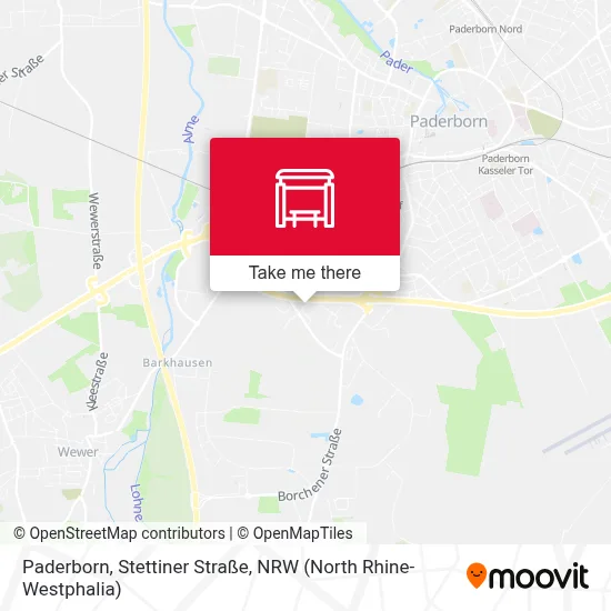 Paderborn, Stettiner Straße map