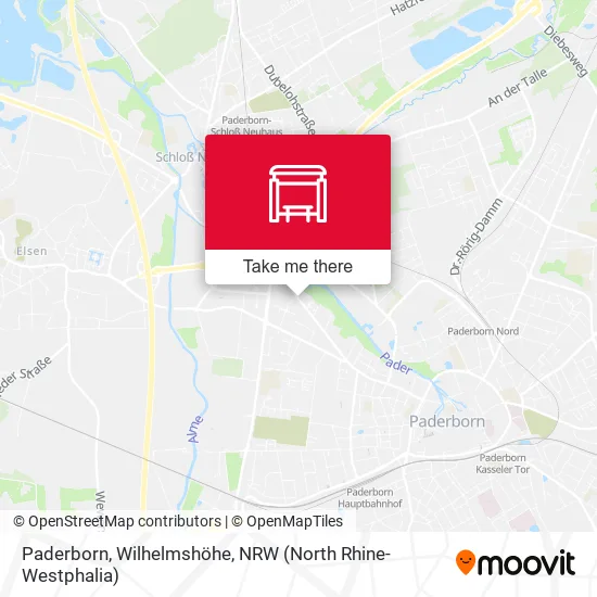 Карта Paderborn, Wilhelmshöhe