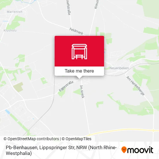 Карта Pb-Benhausen, Lippspringer Str