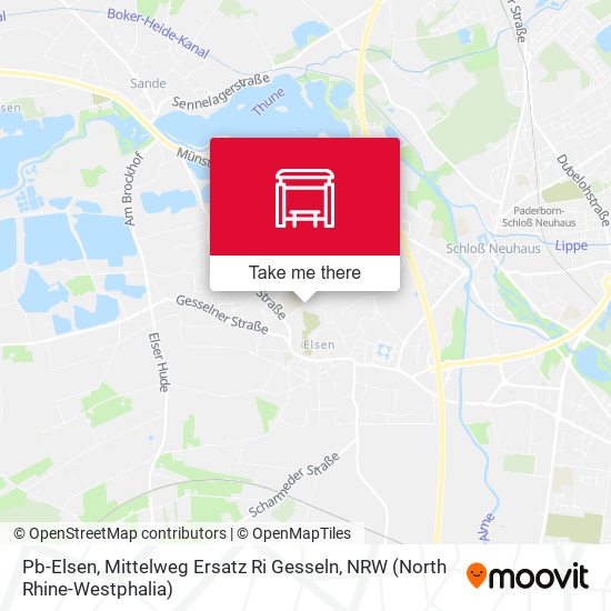 Pb-Elsen, Mittelweg Ersatz Ri Gesseln map