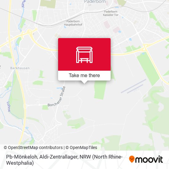 Pb-Mönkeloh, Aldi-Zentrallager map