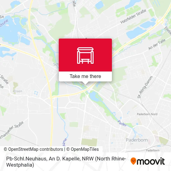 Pb-Schl.Neuhaus, An D. Kapelle map