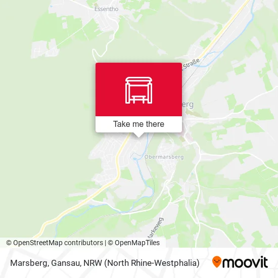 Карта Marsberg, Gansau