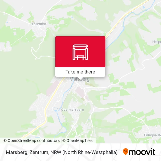 Карта Marsberg, Zentrum