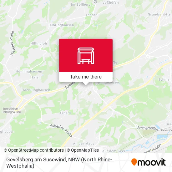 Карта Gevelsberg am Susewind