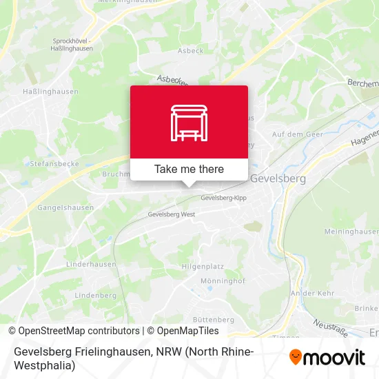 Карта Gevelsberg Frielinghausen