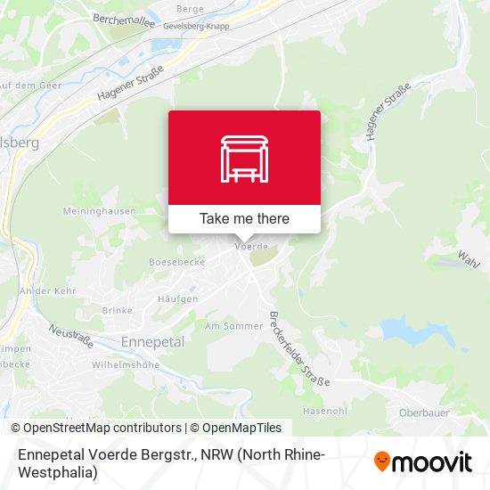 Ennepetal Voerde Bergstr. map