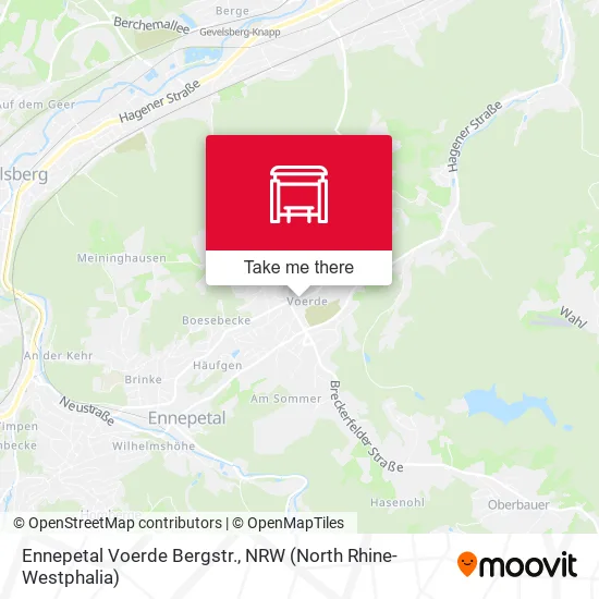 Карта Ennepetal Voerde Bergstr.