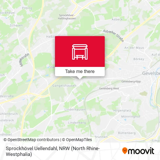 Карта Sprockhövel  Uellendahl
