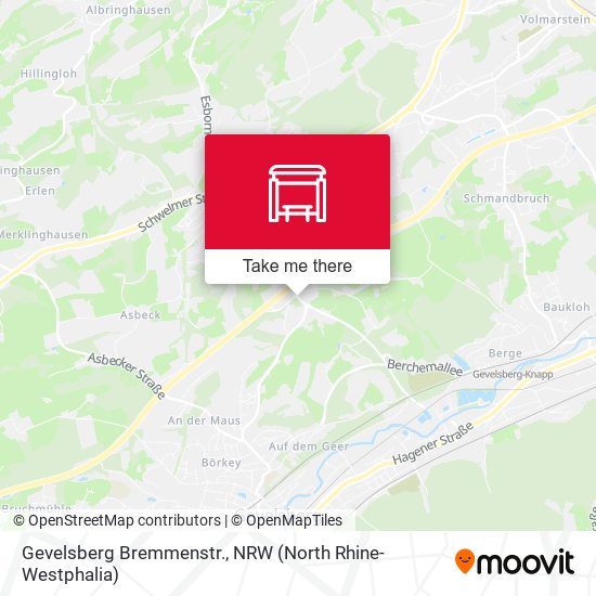 Карта Gevelsberg Bremmenstr.