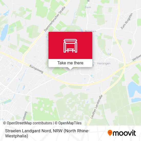 Straelen Landgard Nord map