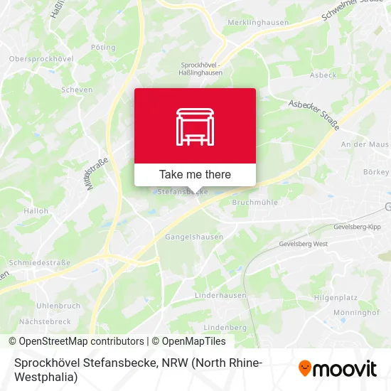 Sprockhövel Stefansbecke map