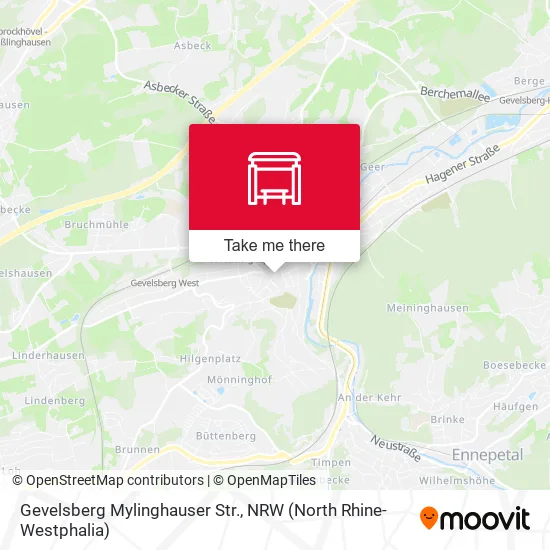 Карта Gevelsberg Mylinghauser Str.