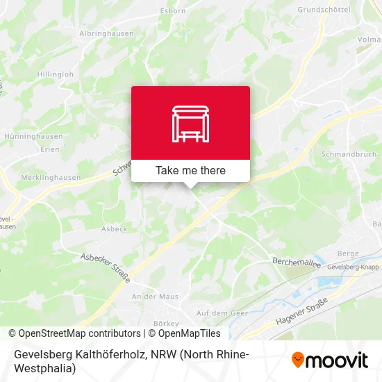 Gevelsberg Kalthöferholz map