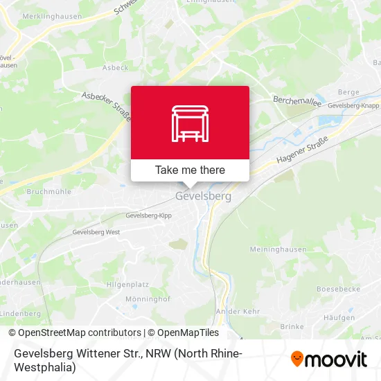 Карта Gevelsberg Wittener Str.