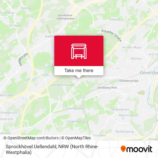 Карта Sprockhövel  Uellendahl