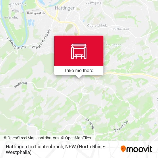 Карта Hattingen Im Lichtenbruch