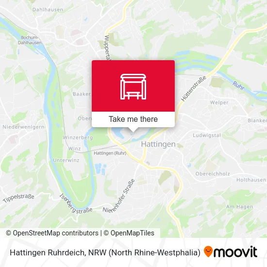 Карта Hattingen Ruhrdeich