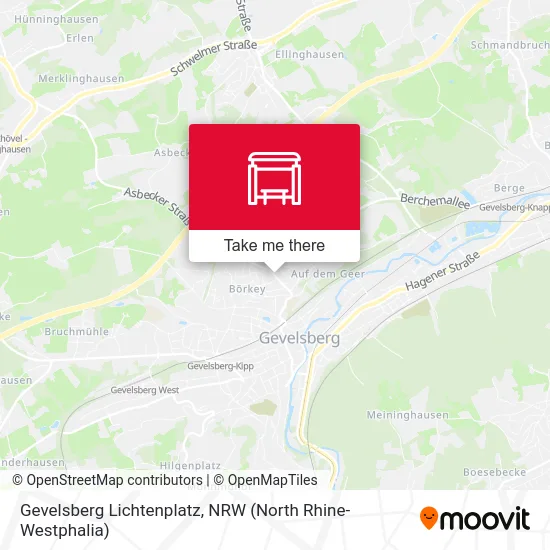 Gevelsberg Lichtenplatz map