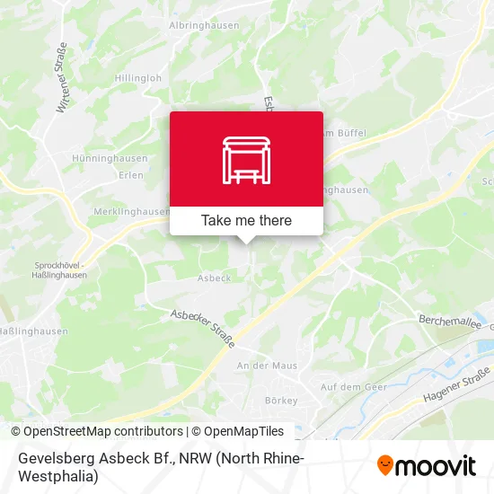 Карта Gevelsberg Asbeck Bf.