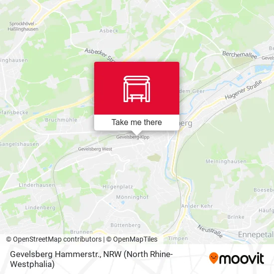 Карта Gevelsberg Hammerstr.