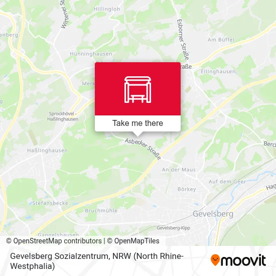 Gevelsberg Sozialzentrum map