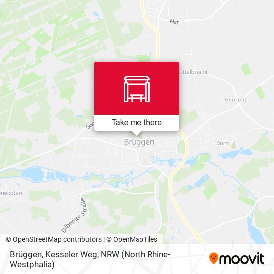 Brüggen, Kesseler Weg map