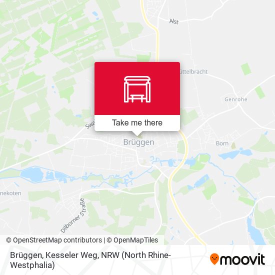 Brüggen, Kesseler Weg map