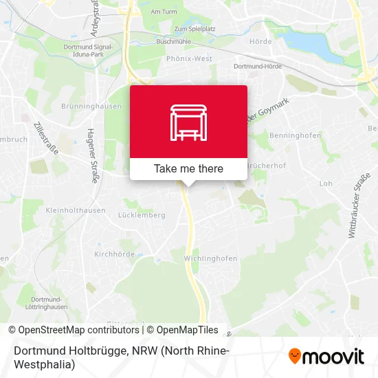 Dortmund Holtbrügge map