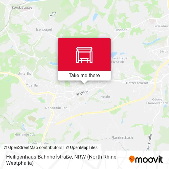 Heiligenhaus Bahnhofstraße map