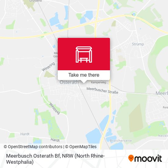 Meerbusch Osterath Bf map