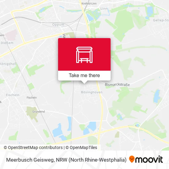 Карта Meerbusch Geisweg