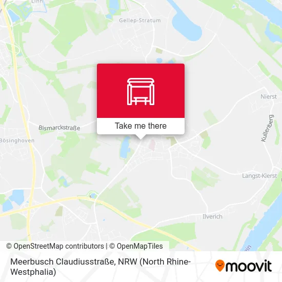 Meerbusch Claudiusstraße map