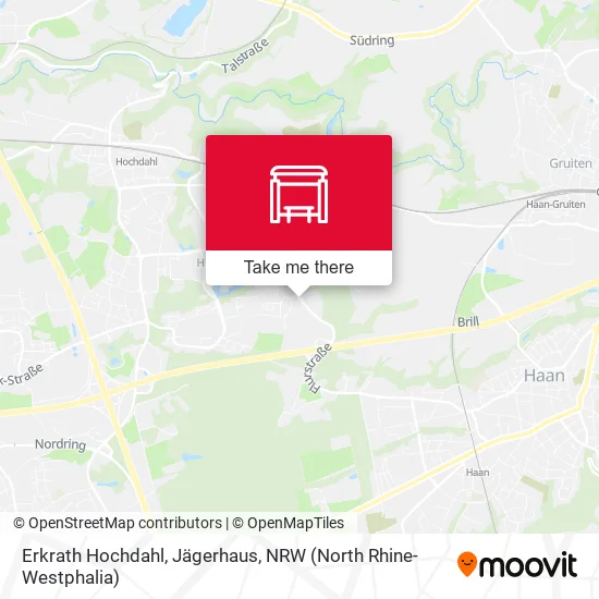 Карта Erkrath Hochdahl, Jägerhaus