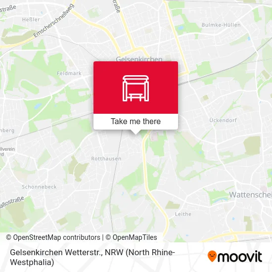 Карта Gelsenkirchen Wetterstr.