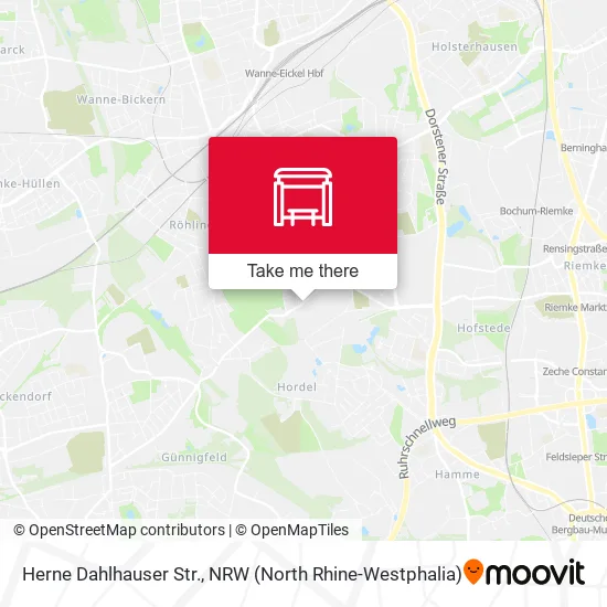 Карта Herne Dahlhauser Str.
