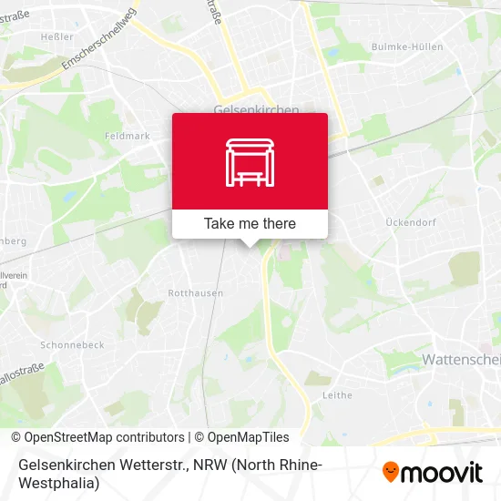 Gelsenkirchen Wetterstr. map