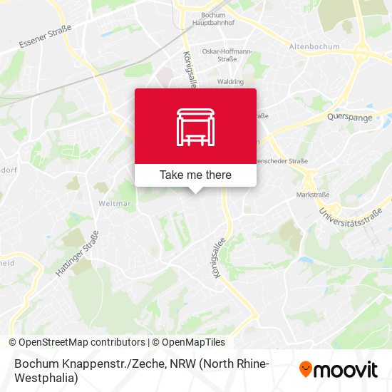 Карта Bochum Knappenstr./Zeche