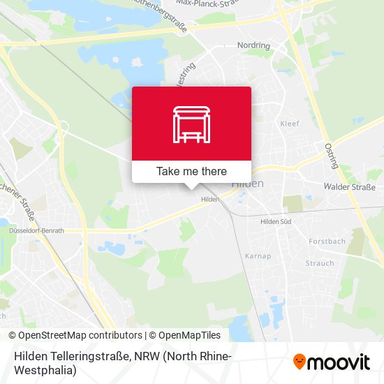 Hilden Telleringstraße map