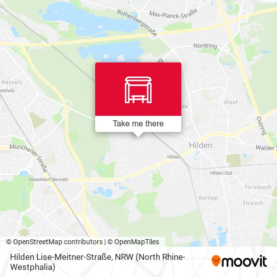 Карта Hilden Lise-Meitner-Straße